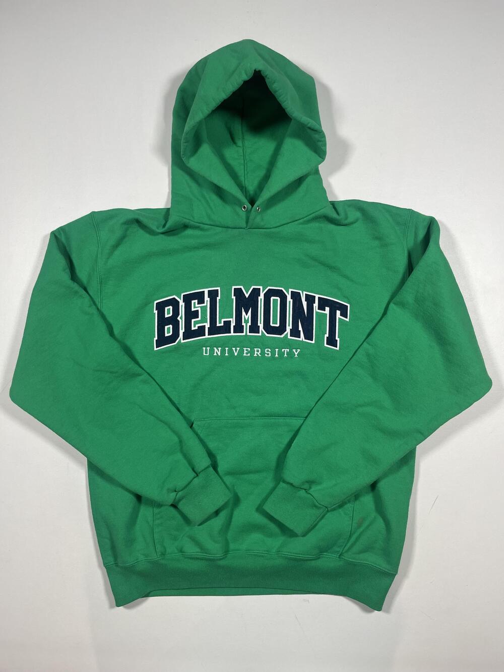 Belmont University Hoodie Sweatshirt Mens Medium Green NCAA Basketball Champion